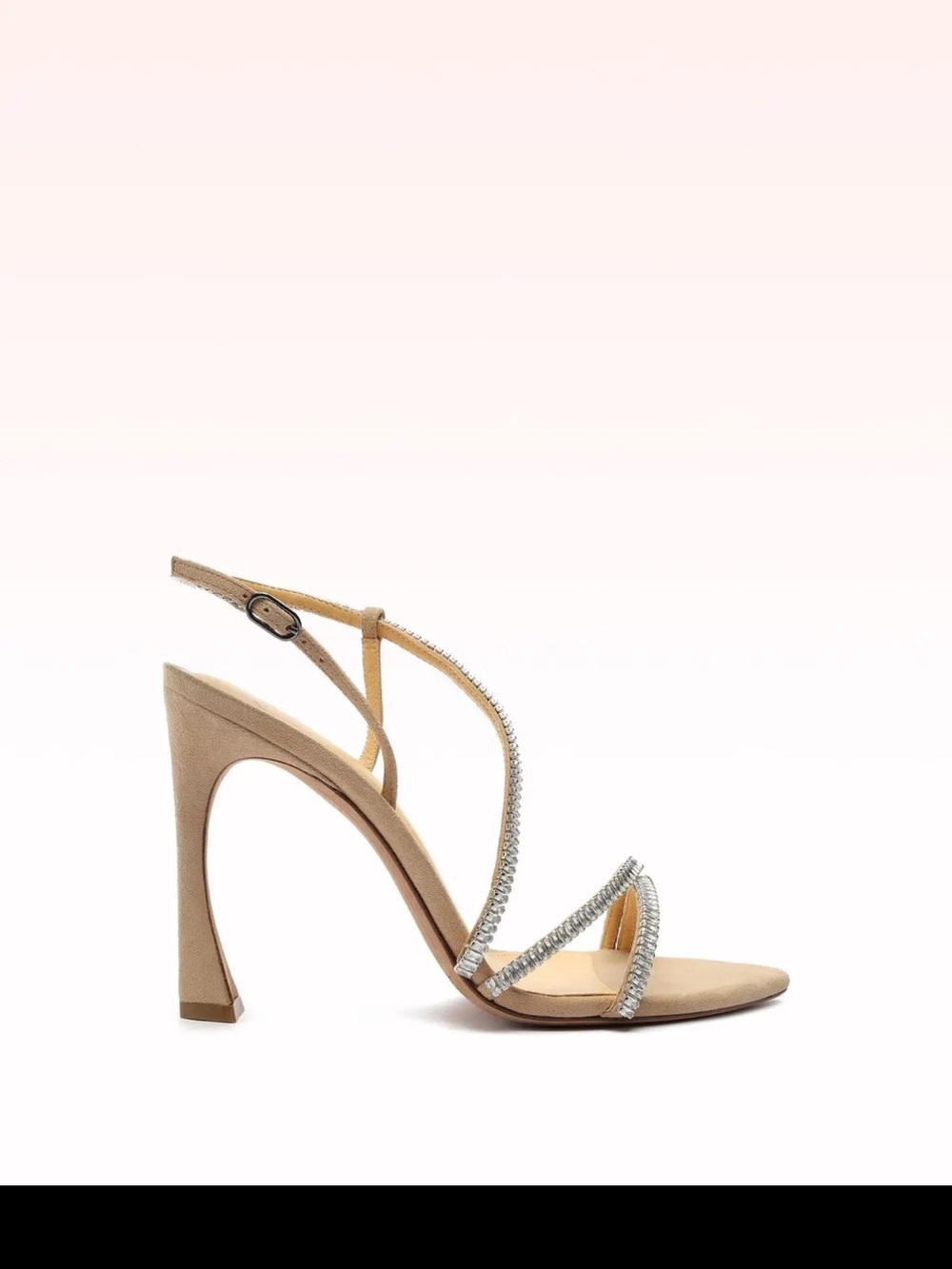 Alexandre Birman Alana 100mm SandalWomen's Silver Strappy Crystal Heeled Sandals